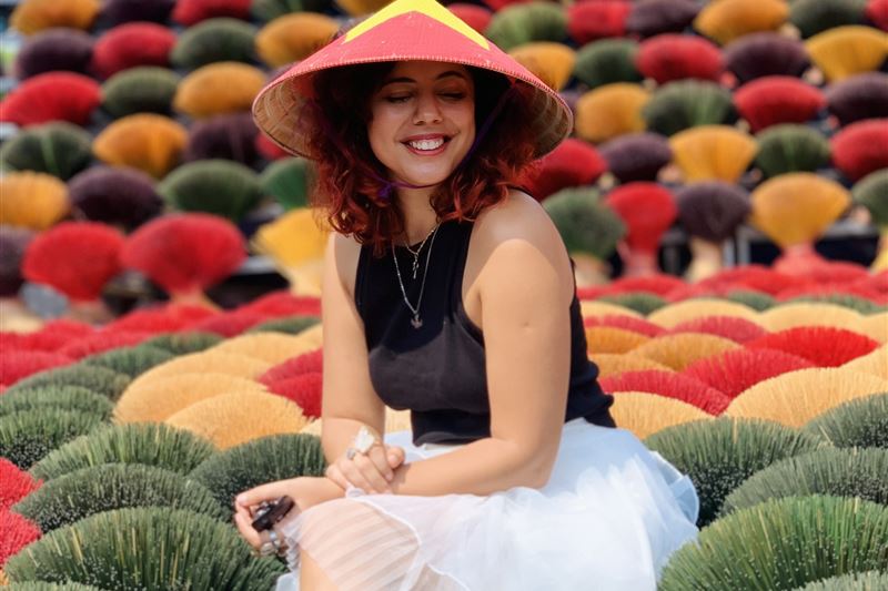 Combo tour Incense Village, Conical hat & HaThai Art Making